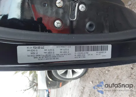 2018 Dodge Challenger Sxt z USA, uszkodzony, nr VIN 2C3CDZAG7JH317860